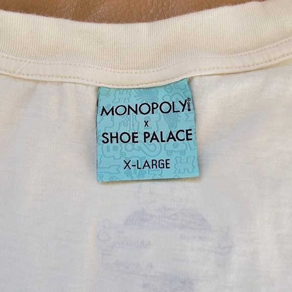 PALACE Monopoly X Shoe Palace Cream Tee - Picture 5 of 8